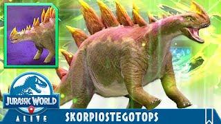 NEW SKORPIOSTEGOTOPS UNIQUE HYBRID UNLOCKED (JURASSIC WORLD ALIVE)