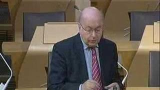 Bill Aitken MSP speaks in the legal services debate