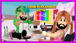 KENDİ MAKYAJ DÜKKANIMIZI AÇIYORUZ   ROBLOX Makeup Rush KÜBRA NİSA HAN KANAL