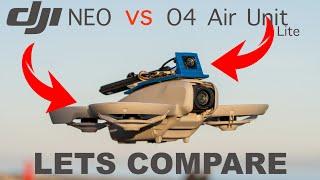 O4 Air Unit Lite vs Dji Neo - Same image quality?