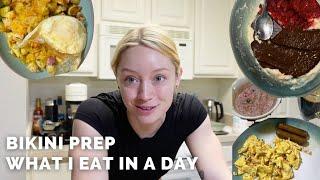 What I Eat in a Day | 18 weeks out bikini prep