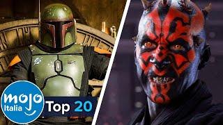 Top 20 MIGLIORI PERSONAGGI nella SAGA di STAR WARS!