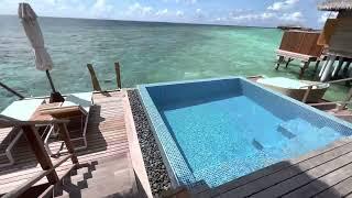 Huvafen Fushi Maldives | Ocean bungalow with pool | 160 sq m | room tour.