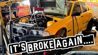 Ls swapped drift car is down(temporarily)