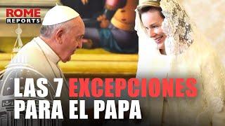 ¿Quiénes son las únicas siete mujeres que pueden vestir de blanco ante el papa?