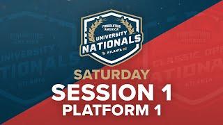 2025 Powerlifting America University Nationals - Saturday Session 1, Platform 1