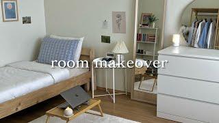 aesthetic and cozy room makeover🪞 | pinterest style inspired