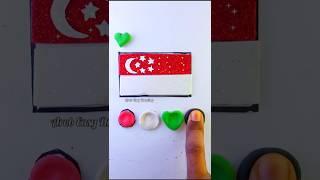 رسمت أعلام الدول العربية كلهامنى بتلون الاعلامصوتولنا اول كومنت #رسم#palestine#saudiarabia #iraq