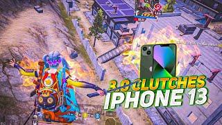 3.0  IPHONE 13 SMOOTH + EXTREME PUBG/BGMI TEST 2024 5 FINGER GAMEPLAY