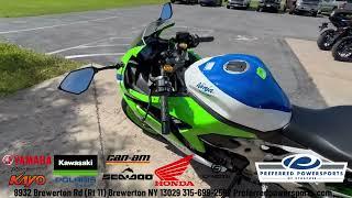 Kawasaki Ninja ZX 4RR 40th Anniversary Edition ABS Lime GreenPearl Crystal WhiteBlue