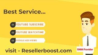 Best Social Media Marketing || SMM Panel In Bangladesh Resellerboost || Best SMM Panel BD #smmpanel