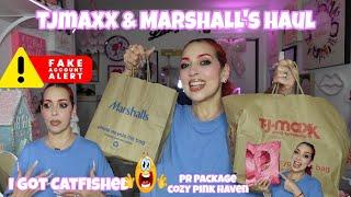 TJMAXX & MARSHALL'S HAUL️| WHY I GOT CATFISHED | PR PACKAGE FROM COZY PINK HAVEN🩷