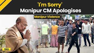 Manipur Violence: 'I Am Sorry...' Manipur CM N Biren Singh Apologises To The People Of Manipur