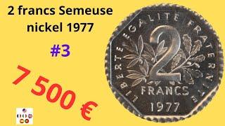 2 francs Semeuse, nickel 1977  #3