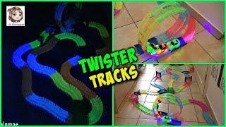 TWISTER TRACKS - Neon Rennbahn mit Looping und leuchtenden Autos | Review & Vorführung