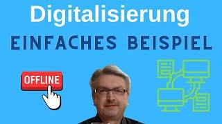 Digitale STRATEGIEN ein simples Beispiel Projekt Digitalisierung Immobilienbüro offline-online