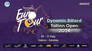 Dynamic Billard Tallinn open 2024, Table 2: Thursday Matches from 16:30h to 21:00h