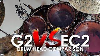 Evans EC2 vs.G2 Clear | Direct Drumhead Comparison | Drum Dog