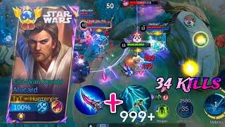 Sky Piercer Damage 999+ 80 Max Alucard New Insane Build  34 KILLS  Solo Rank Gameplay