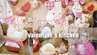 SWEET AND SIMPLE VALENTINE'S DECORATE WITH ME 2025 COFFEE BAR DECOR IDEAS ROBIN LANE LOWE