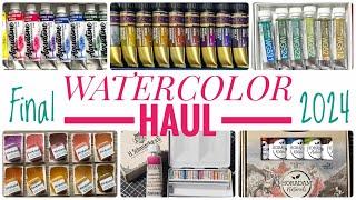 Final Watercolor Haul for 2024 - Unboxing