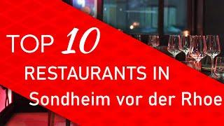 Top 10 best Restaurants in Sondheim vor der Rhoen, Germany