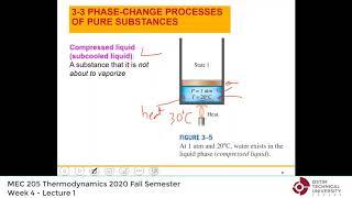 Thermodynamics by Yunus Cengel - Lecture 09: "Chap 3: Phase change processes of pure substances"