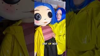 LIFESIZE Coraline Doll #shorts #shortfeed #coraline #horror #scarystories #horrormovies #unboxing