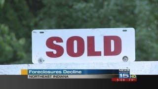 Foreclosed homes on the decline