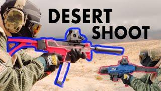 Shooting The Barbie Mac, KC9, Rifle Dynamics & More | SHOT Show Desert Shoot 2024