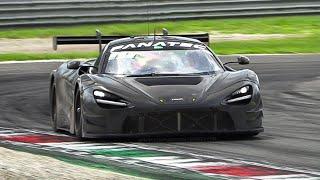 McLaren 720S GT3 EVO 2023 Testing at Monza Circuit!