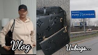 Living Alone in North Carolina! Roadtrip back home to Michigan! "Uubags" + LV Bag