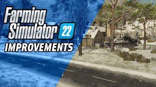 FS22 GAME IMPROVEMENTS! (SEASONS, GRAPHICS, & CROPS) | FARMING SIMULATOR 22