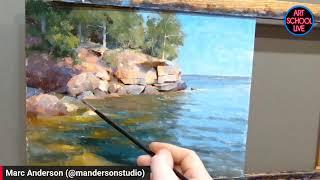 How to Paint Translucent Water with Marc Anderson