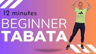 12 Min TABATA CARDIO HIIT WORKOUT - No Equipment, No Jumping, No Floor Work