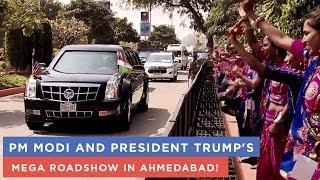 PM Modi and President Trump's mega roadshow in Ahmedabad!