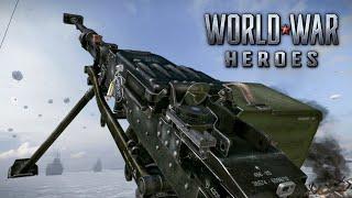 World War Heroes KPV - New Machine Gun  Upgrade & Gameplay ( Long + Short Range )