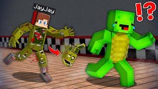 JJ Springtrap Attacked Mikey in Minecraft Challenge - Maizen JJ and Mikey