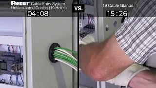 [ROUND] Fast Installation Cable Entry System With Unterminated Cables | Panduit