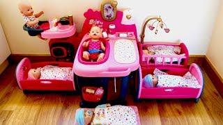 Baby House Large Nursery Center Baby Born and Baby Annabell Baby Dolls Care Routine Pretend Play