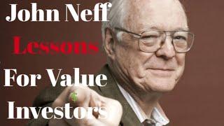 John Neff Lessons To Value Investors