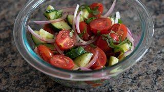 Tomato Cucumber Onion Salad