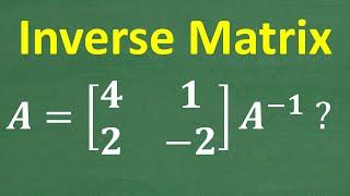 How to Find the Inverse of a 2x2 Matrix – A Must-Know for Algebra Students!