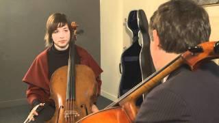 Nicholas Simons interview and cello duets with Georgia Straight