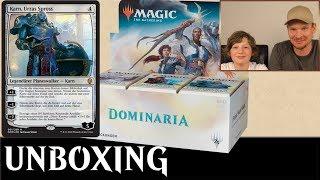 Unboxing Booster Display Dominaria deutsch Magic the Gathering traderonlinevideo MTG Trader