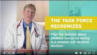 Screening for Prostate Cancer Video: USPSTF Final Recommendation