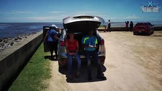 Flying at Totness (Zeedijk), Coronie, Suriname