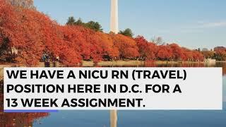 Saratoga Medical - Travel Nursing (NICU RN) in Washington, D.C.