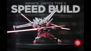 HG Infinite Justice Gundam Type 2 ASMR Speed Build | Satisfying Model Assembly Sounds