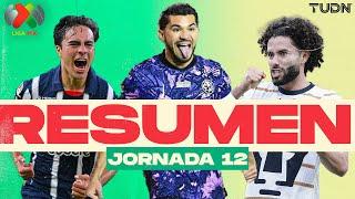 RESUMEN DE LA JORNADA 12 | Completo | Liga Mx - Apertura 2024 | TUDN